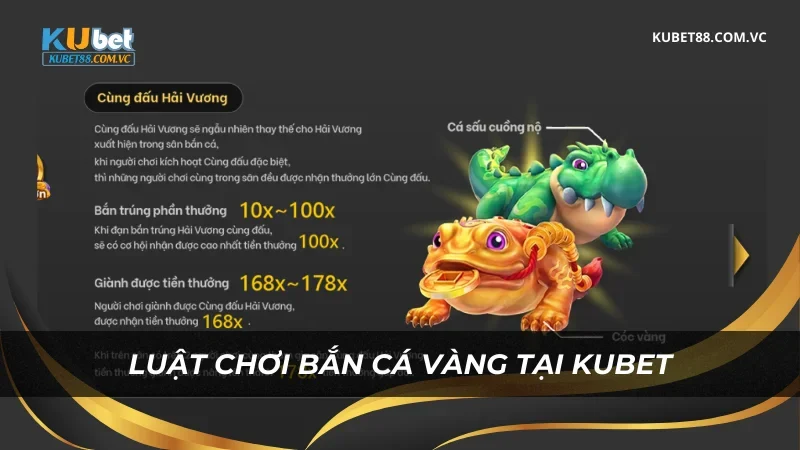 Luật chơi bắn cá vàng tại Kubet